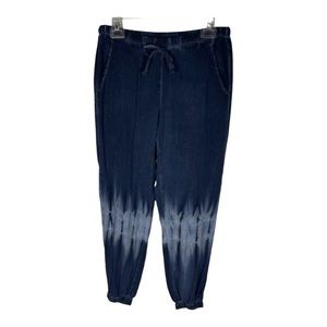 Cloth & Stone‎ Blue Tie Dye Joggers Size Small